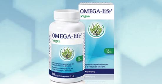 OMEGA -life vegan 60 Kapseln